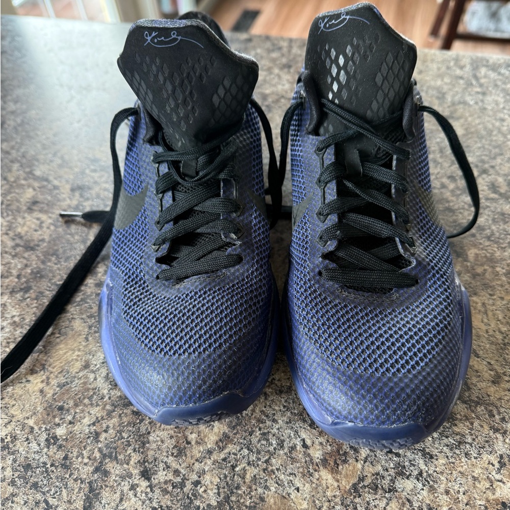 Nike Blue and Black Athletic Shoes